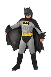 BATMAN COSTUME w/MUSCLES GREY