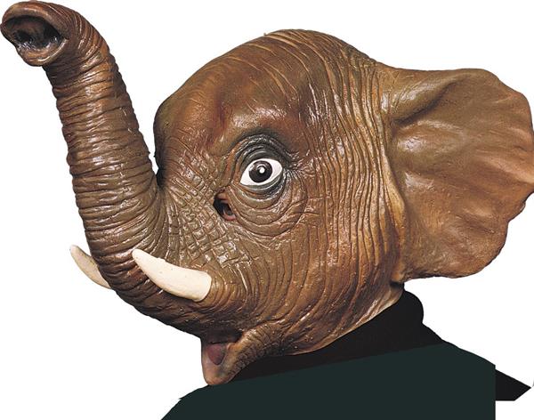 MASCHERA ELEFANTE LATTICE