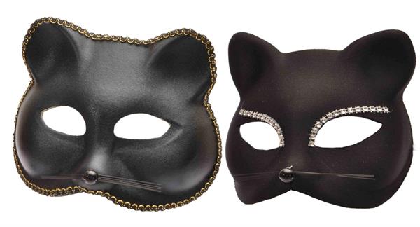 MASCHERA KITTY FASHION NERA