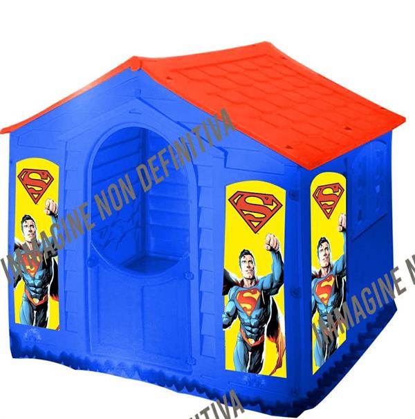 CASETTA DA GIARDINO 125X100X104 CM SUPERMAN