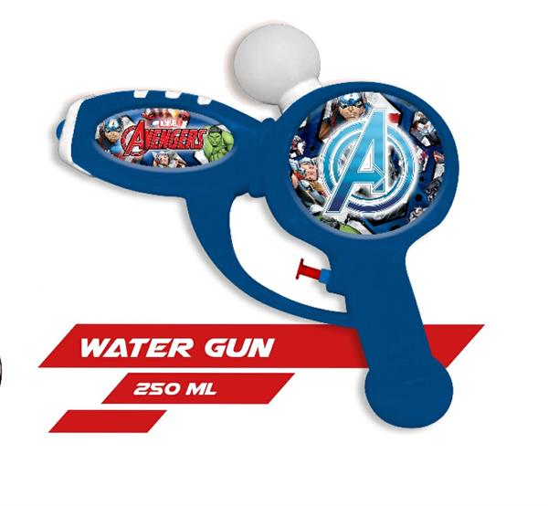 PISTOLA ACQUA AVENGERS CON SERBATOIO A PALLA ML 250 CM 23X14X4,5